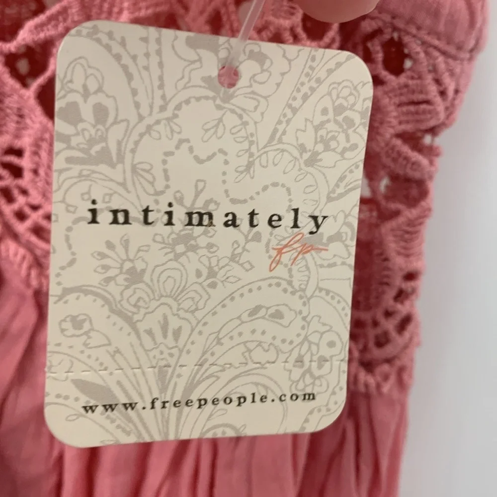 Free People‎ Intimately FP Rosaline Mini Dress Rosy Pink XS NWT F22M01306